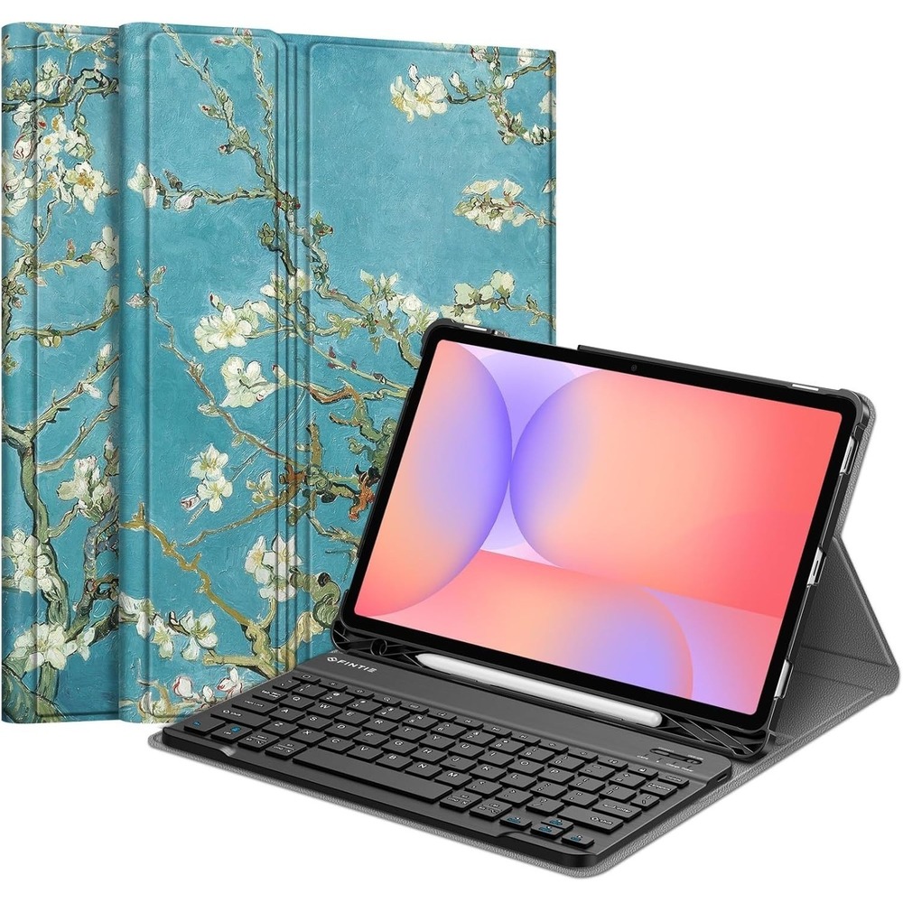 Fintie 10.9/11in Bluetooth Keyboard Case w S Pen Holder Samsung Tab S9 S9 FE S10